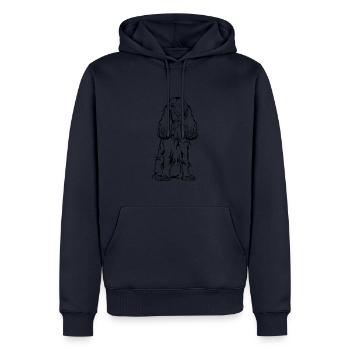 COCKER SPANIEL sitting dog dogs Wilsigns - Men’s Premium Organic Hoodie - navy - Front - Nico (187cm)