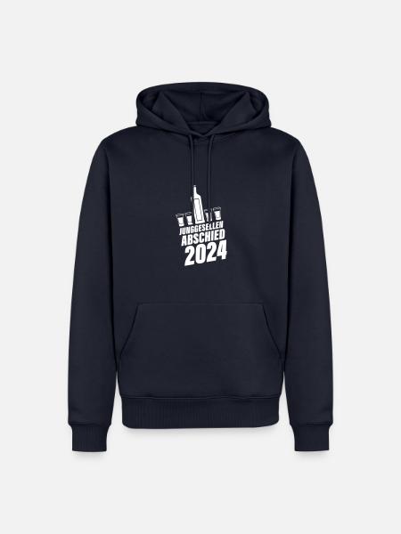 Junggesellen Abschied 2024 - Männer Premium Bio Hoodie - Navy