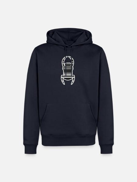 TravelBug - Männer Premium Bio Hoodie - Navy