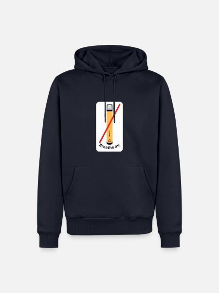 Atme Luft - Männer Premium Bio Hoodie - Navy