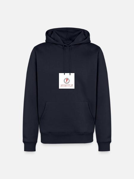 Design ohne Titel - Männer Premium Bio Hoodie - Navy