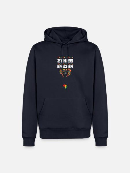 Zyklus brechen - Männer Premium Bio Hoodie - Navy