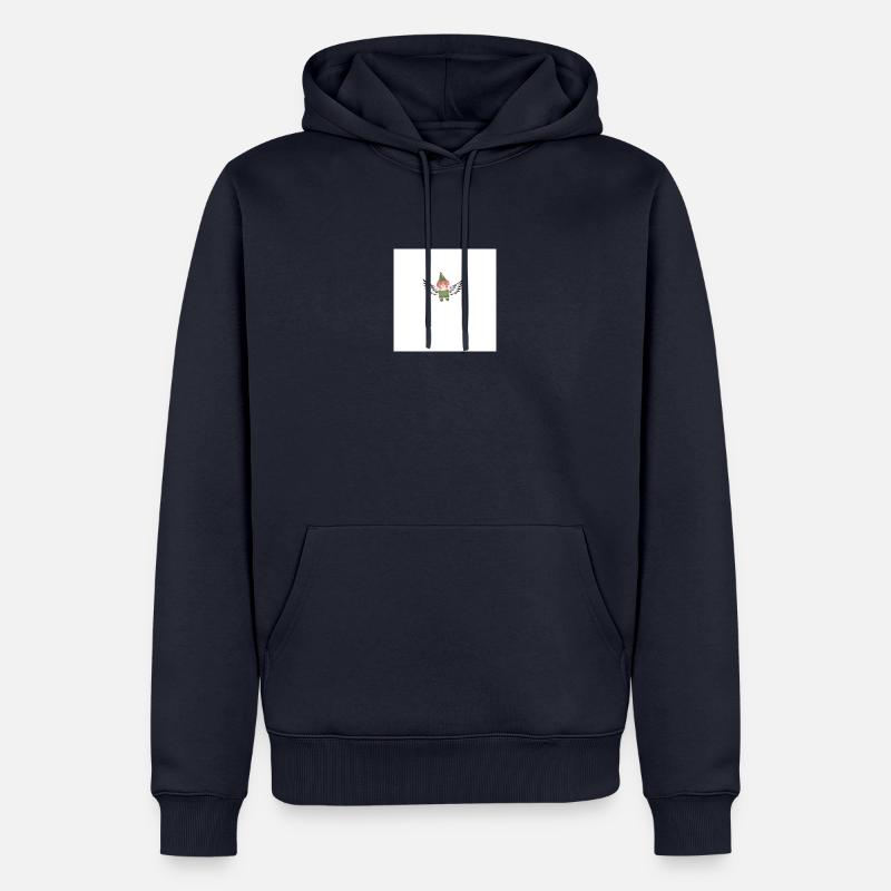 Conception sans titre - Sweat à capuche Premium bio Homme - bleu marine