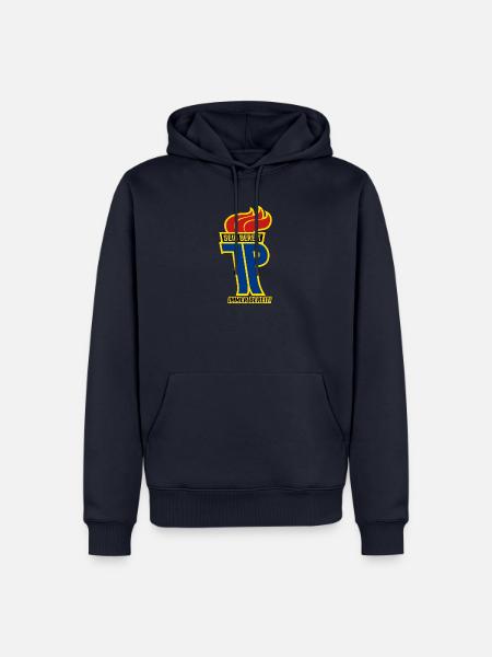JP - Junge Pioniere immer bereit (mehrfarbig) - Männer Premium Bio Hoodie - Navy