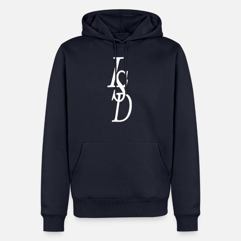 LSD Sprüche - Männer Premium Bio Hoodie - Navy