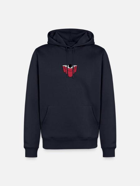 Beerpong - Männer Premium Bio Hoodie - Navy