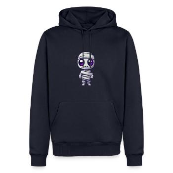 Momie Halloween Comique Bébé - Sweat à capuche Premium bio Homme - bleu marine - Devant - Nico (187cm)