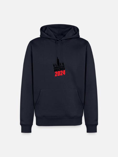 Junggesellen Abschied 2024 - Männer Premium Bio Hoodie - Navy