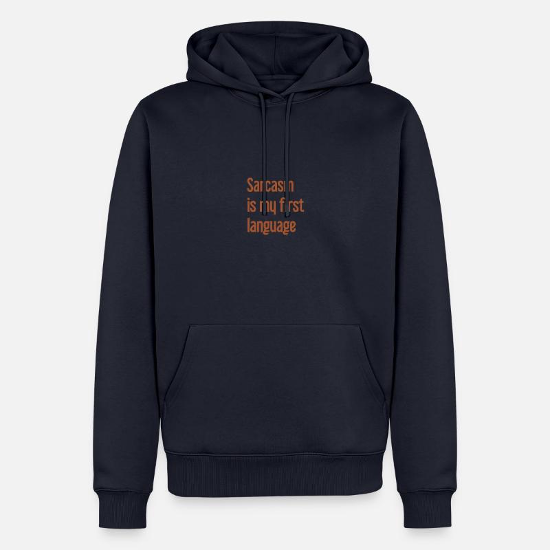 Sarkasmus-Profi - Männer Premium Bio Hoodie - Navy