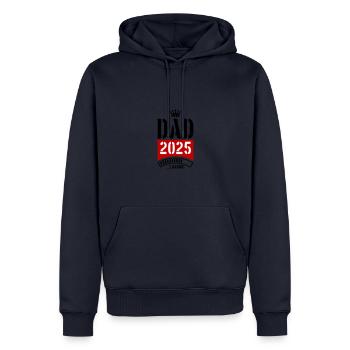 Dad 2025 Loading Papa - Männer Premium Bio Hoodie - Navy - Vorne - Nico (187cm)