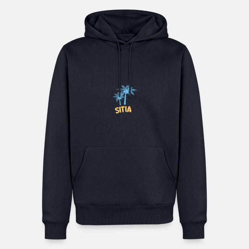 Sitia - Männer Premium Bio Hoodie - Navy