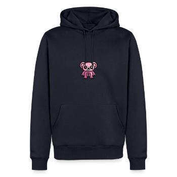 Koala Halloween Animal - Sweat à capuche Premium bio Homme - bleu marine - Devant - Nico (187cm)