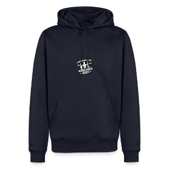 Junggesellenabschied 2024 - Männer Premium Bio Hoodie - Navy - Vorne - Nico (187cm)