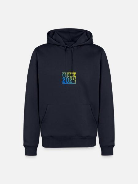 Greece 2024 - Männer Premium Bio Hoodie - Navy