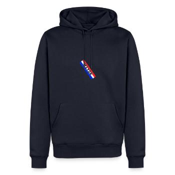 Bürgermeister Schärpe Kostüm - Bürgermeister - Männer Premium Bio Hoodie - Navy - Vorne - Nico (187cm)