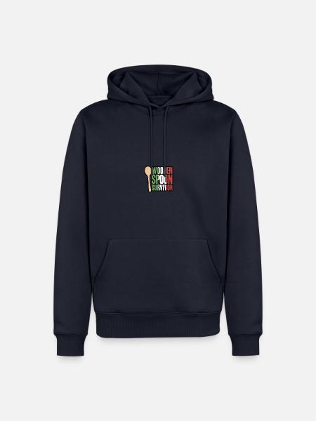 Wooden Spoon Survivor - Italian - Männer Premium Bio Hoodie - Navy