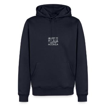 I'm So Good With My Rod I Make Fish Come - Männer Premium Bio Hoodie - Navy - Vorne - Nico (187cm)