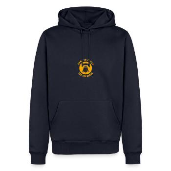 Come To Philly For The Crack - Männer Premium Bio Hoodie - Navy - Vorne - Nico (187cm)