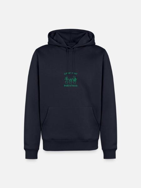 Support Plant Parenthood - Männer Premium Bio Hoodie - Navy