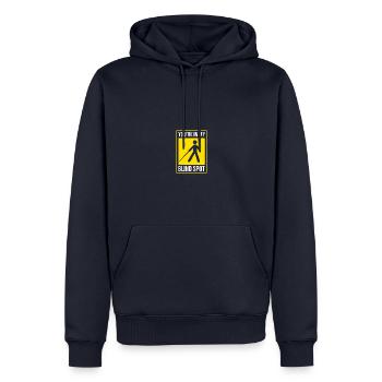 You're In My Blind Spot Funny Legally Blind - Männer Premium Bio Hoodie - Navy - Vorne - Nico (187cm)