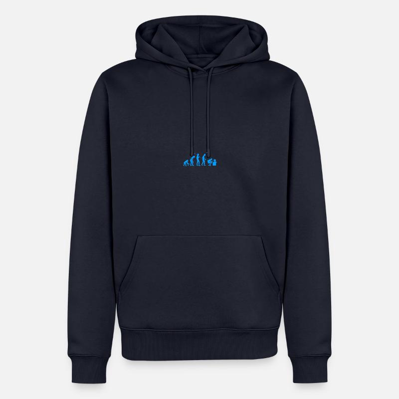 Software Engineers Programmer Coding Desk - Männer Premium Bio Hoodie - Navy