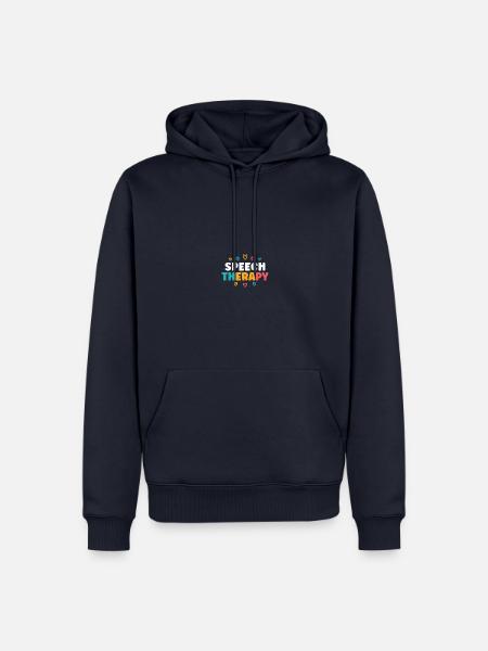 Speech Language Pathologist Better Hearing & - Männer Premium Bio Hoodie - Navy