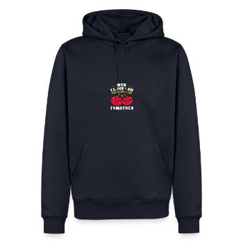 Mom I Love You From My Head Tomatoes Funny Mothers - Männer Premium Bio Hoodie - Navy - Vorne - Nico (187cm)