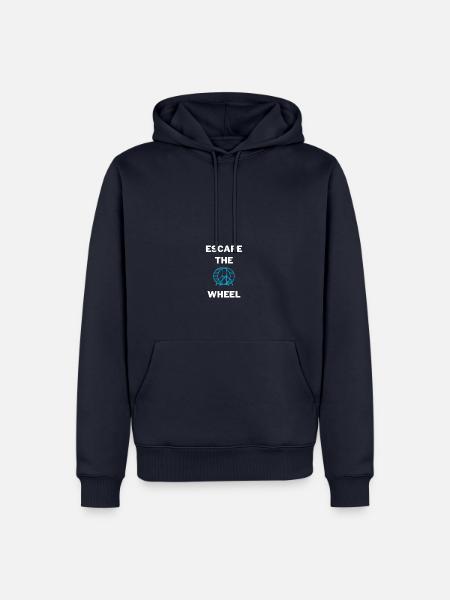 Escape the Wheel - Männer Premium Bio Hoodie - Navy