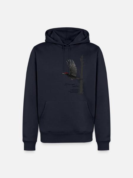 Schwarzspecht - Männer Premium Bio Hoodie - Navy