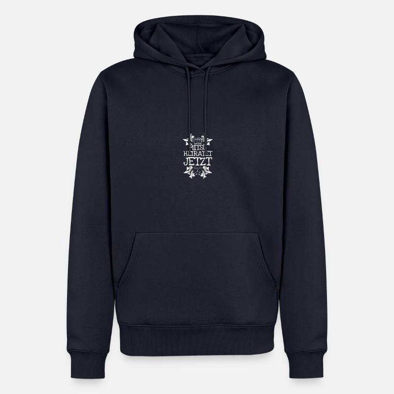Mitsu als Bachelor - Männer Premium Bio Hoodie - Navy