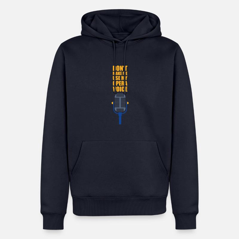 Oper Opernsänger Konzert Geschenk - Männer Premium Bio Hoodie - Navy