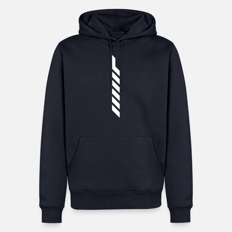 L'écho de FleetRank - Sweat à capuche Premium bio Homme - bleu marine