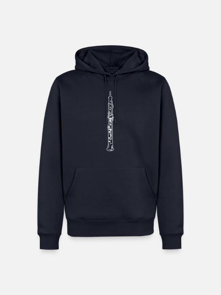 Oboe - Männer Premium Bio Hoodie - Navy