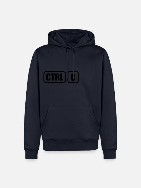 [CTRL] [C] [black] - Männer Premium Bio Hoodie - Navy