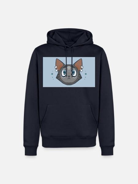 Cat Design  - Männer Premium Bio Hoodie - Navy