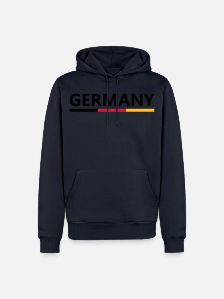 Germany - Männer Premium Bio Hoodie - Navy