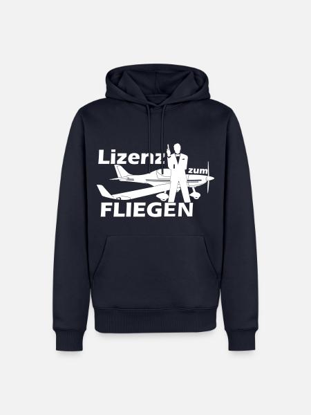 lizenz motorflug - Männer Premium Bio Hoodie -
