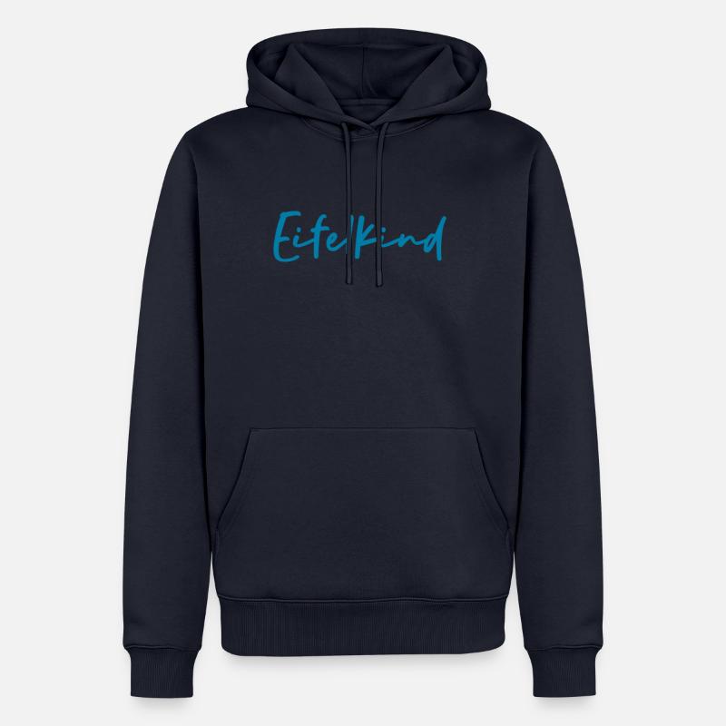 Eifel Kind Geschenk Idee 2020 - Männer Premium Bio Hoodie - Navy
