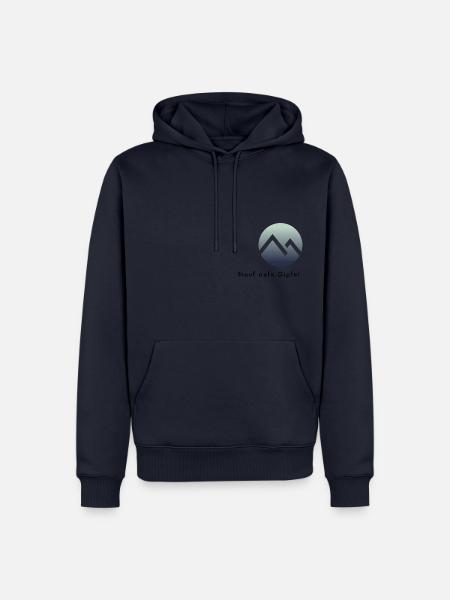 Gipfel - Männer Premium Bio Hoodie - Navy