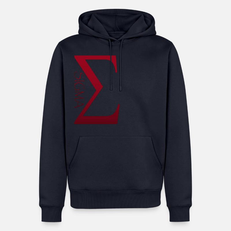 Sigma - Sweat à capuche Premium bio Homme - bleu marine