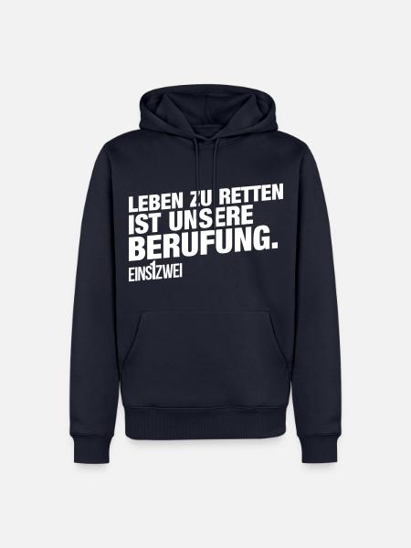 Unsere Berufung - Männer Premium Bio Hoodie - Navy