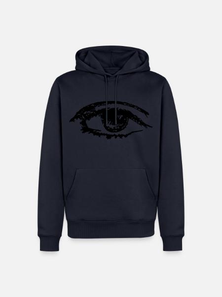 The eye - Men’s Premium Organic Hoodie - navy