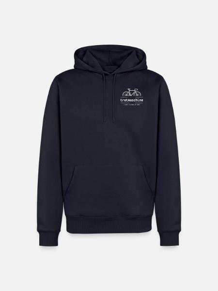Tretmaschine oder auch Fahrrad genannt. - Männer Premium Bio Hoodie - Navy