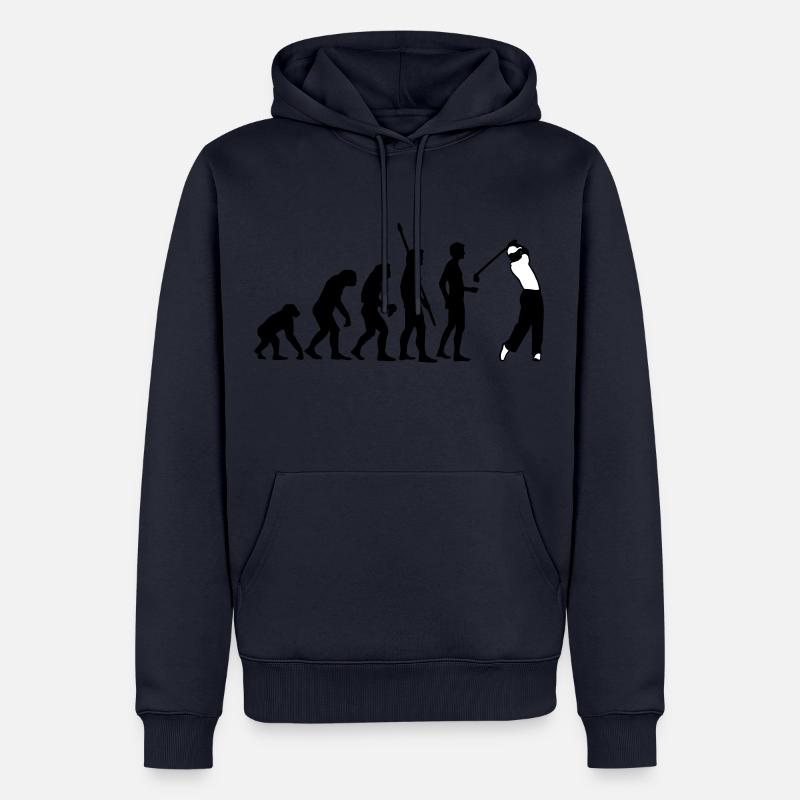 evolution_golf_b_2c - Men’s Premium Organic Hoodie - navy