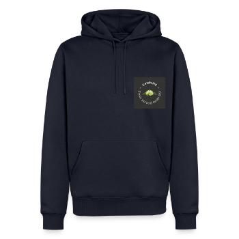 MSCampLife2020 - Männer Premium Bio Hoodie - Navy - Vorne - Nico (187cm)