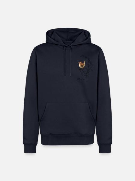 Zaunkönig - Männer Premium Bio Hoodie - Navy