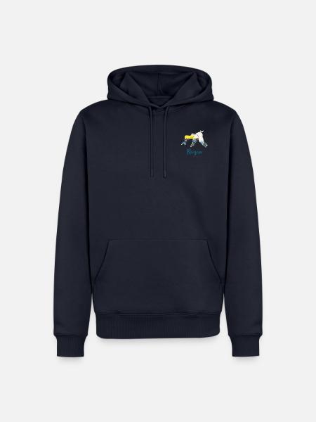 Rügen Möwe - Männer Premium Bio Hoodie - Navy