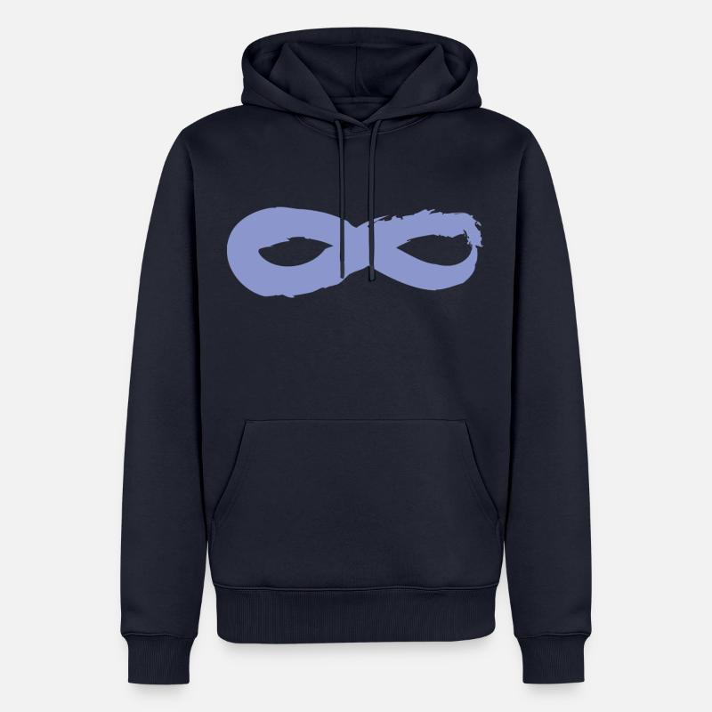 Yoga Zen Infinity Inscrivez-vous Myrtille - Sweat à capuche Premium bio Homme - bleu marine