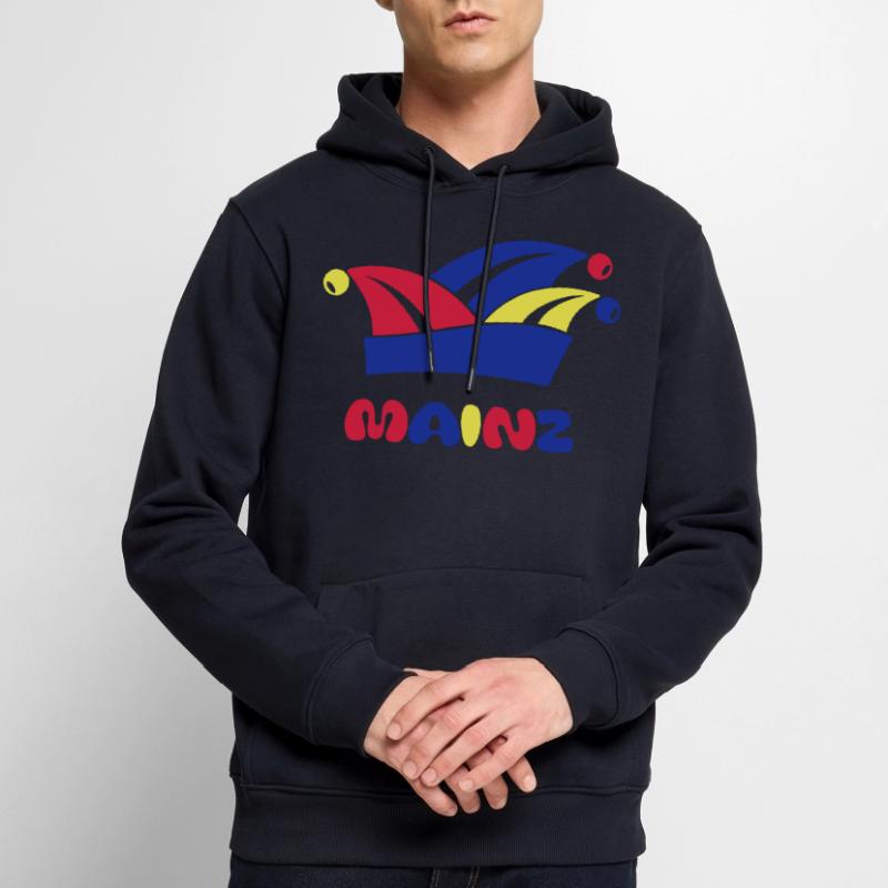 Fasching Narrenkappe Mainz 1, 2 oder 3 Farben Männer Premium Bio Hoodie
