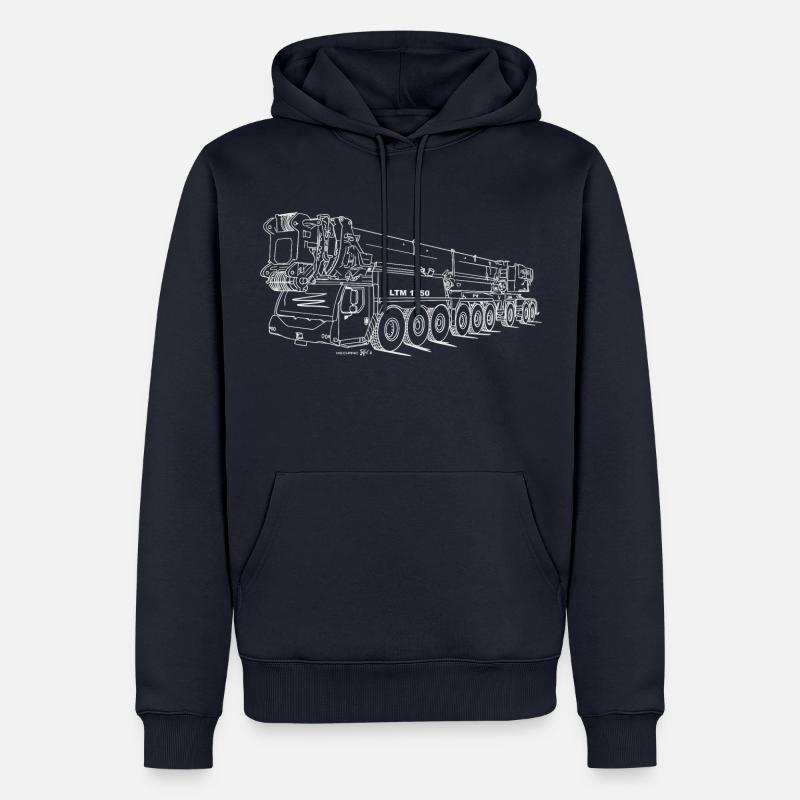 LTM 1750/9.1 Hell - Männer Premium Bio Hoodie - Navy